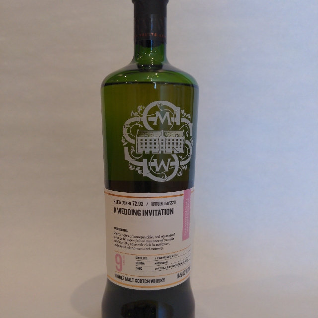 A WEDDING INVITATION 72.93 (SMWS)