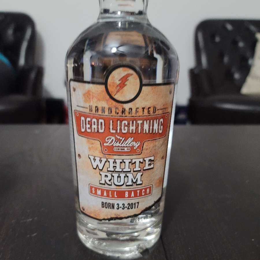 Dead Lightning Distillery White Rum Small Batch