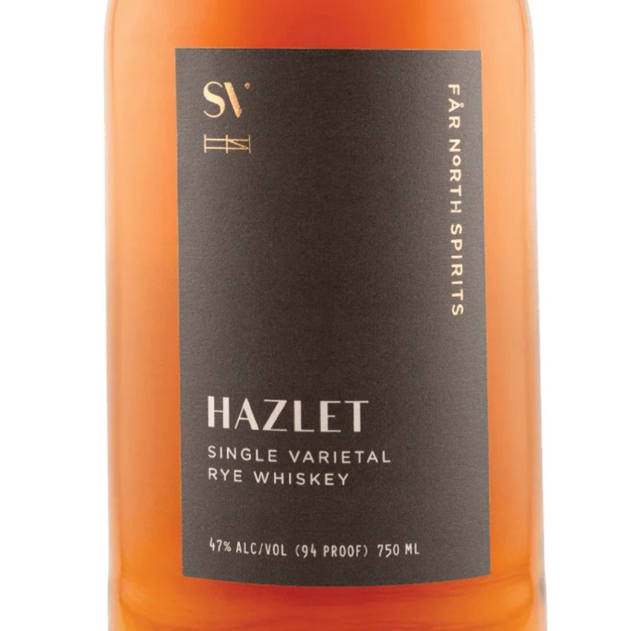 Far North Spirits Hazlet Single Varietal Straight Rye Whiskey
