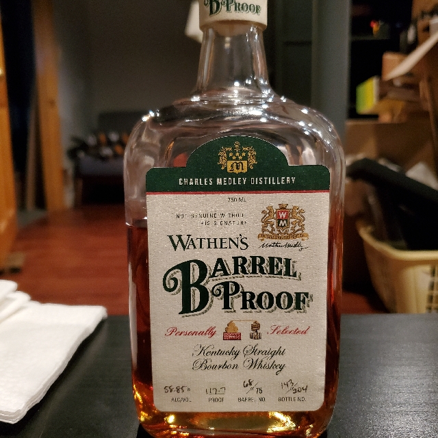 Wathen's Barrel Proof Bourbon 58.85%