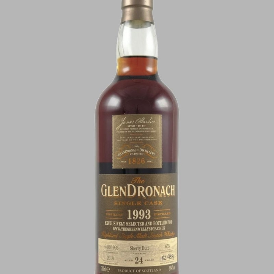 Glendronach 1993 24 Year Sherry Butt #655