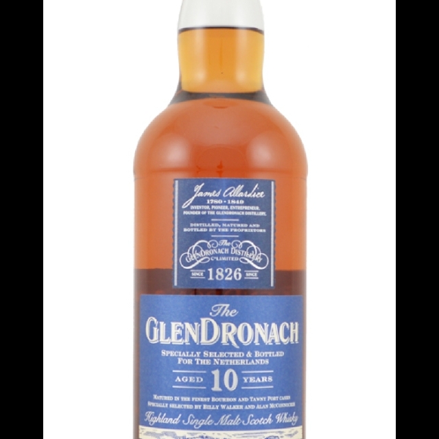 Glendronach 10 years old Danish Retailers Bourbon and Tawny port Casks