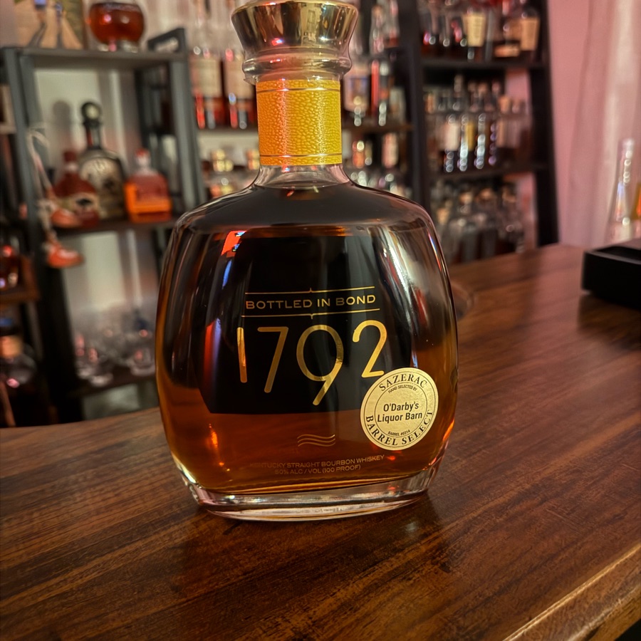 1792 Bottled in Bond "Sazerac Barrel Select Odarbys Liqour Barn"