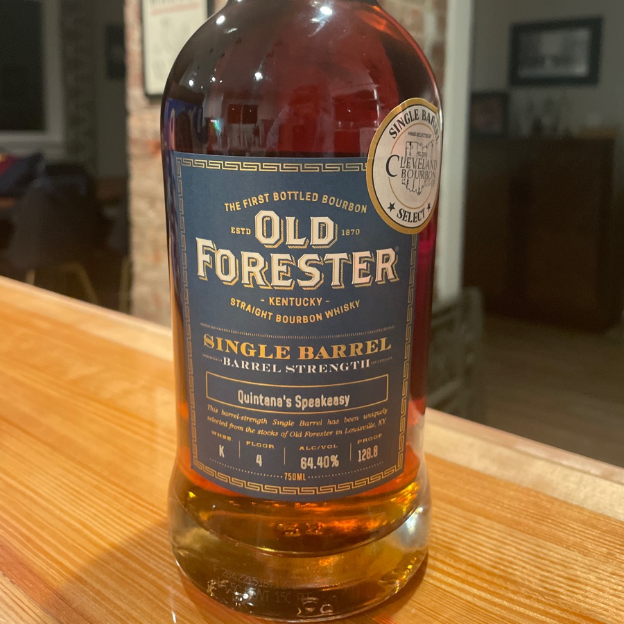 Old Forester - Single Barrel - Cleveland Bourbon Co-Op (Stage No. 5)