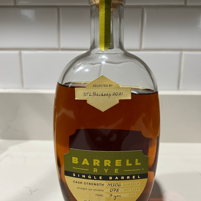 Barrel Rye Single Barrel M306