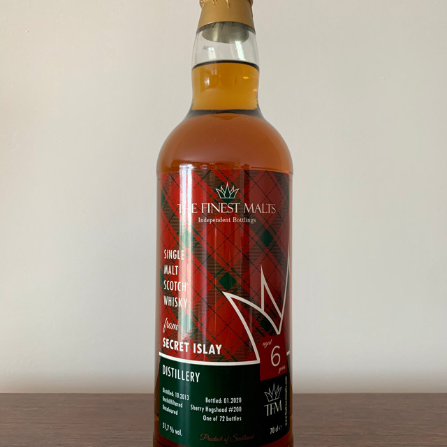 The Finest Malts Secret Islay 6 Year