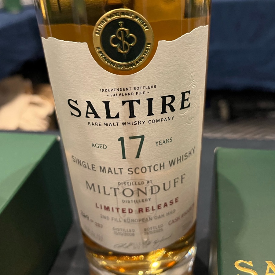 Miltonduff 2008 17 Years (Saltire)