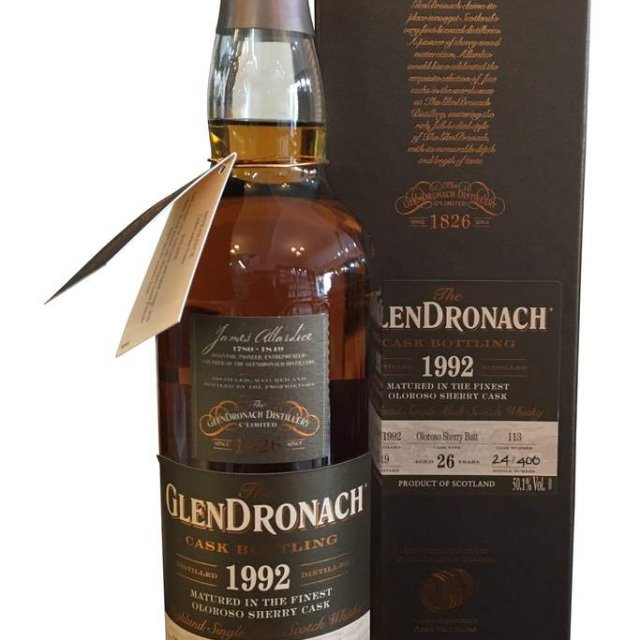 Glendronach 26 year 1992 #113 50.1% Oloroso Butt