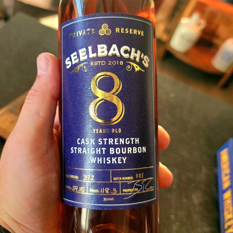 Seelbach's Private Reserve 8 Year Kentucky Straight Bourbon Whiskey Cask Strength (Batch 001)