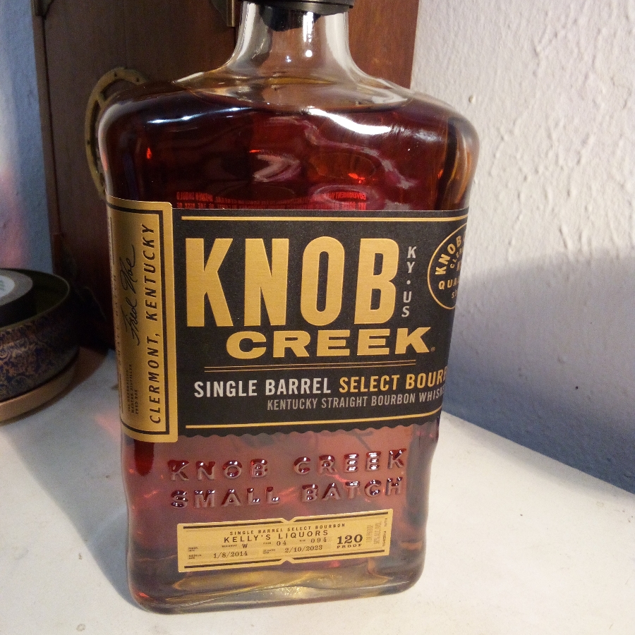 Knob Creek Single Barrel Select, Kelly Liquors store pick
