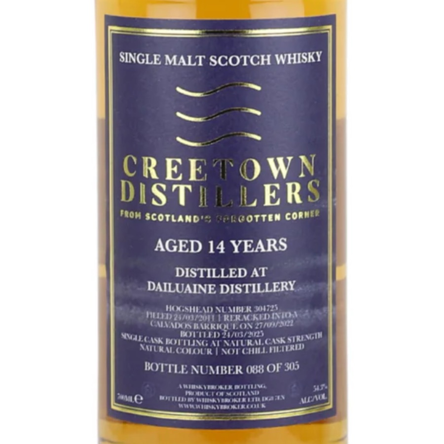Dailuaine 14 Years Calvados finish (Creetown)