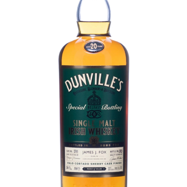 Dunville's 20 Year Palo Cortado
