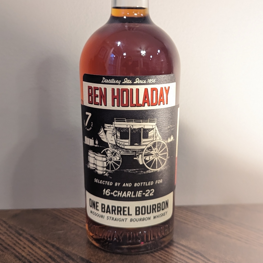 Ben Holladay 7 Year One Barrel Bourbon (16-Charlie-22)