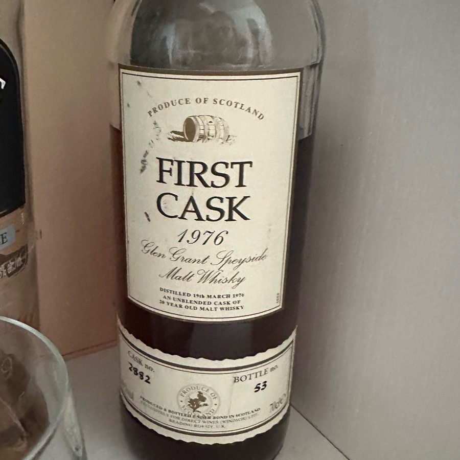 First Cask Glen Grant 24 Year Old Malt Whisky