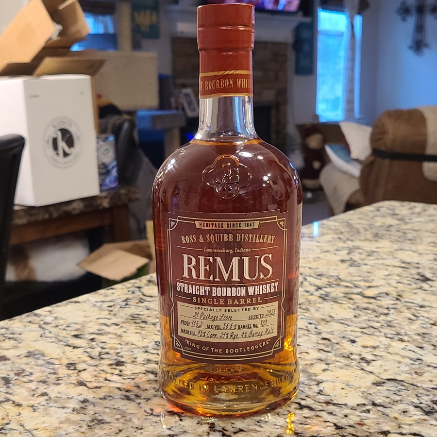 Remus Single Barrel Straight Bourbon (21 Package Store)
