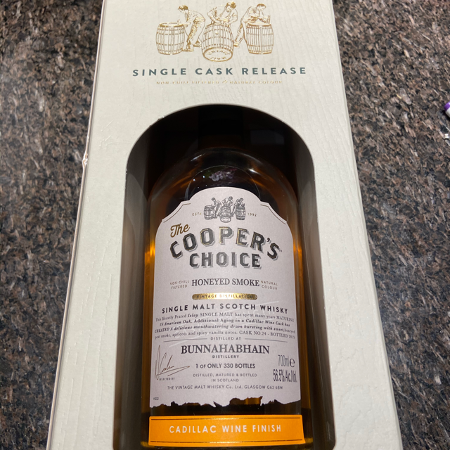 Cooper's Choice Bunnahabhain Cadillac Wine Finish