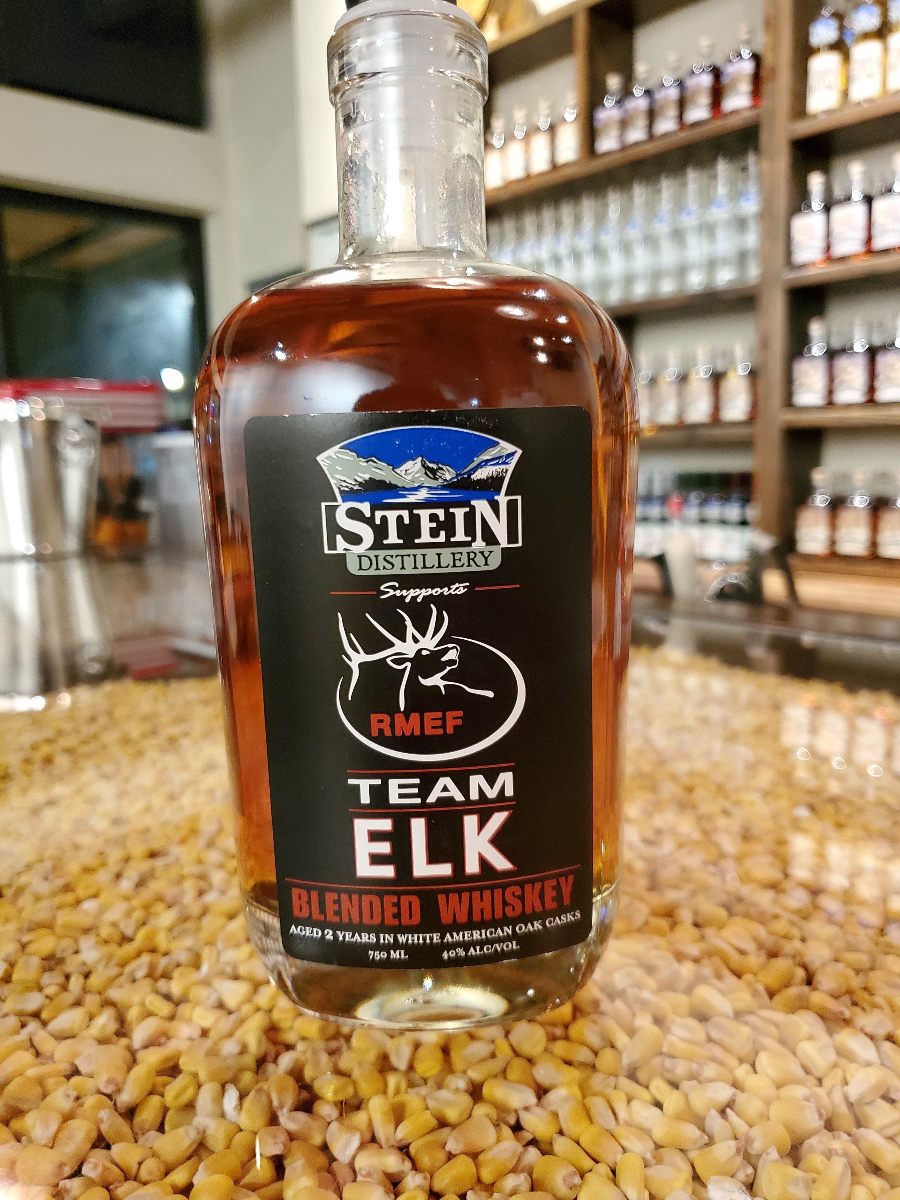 Stein Distillery RMEF Team Elk Blended Whiskey