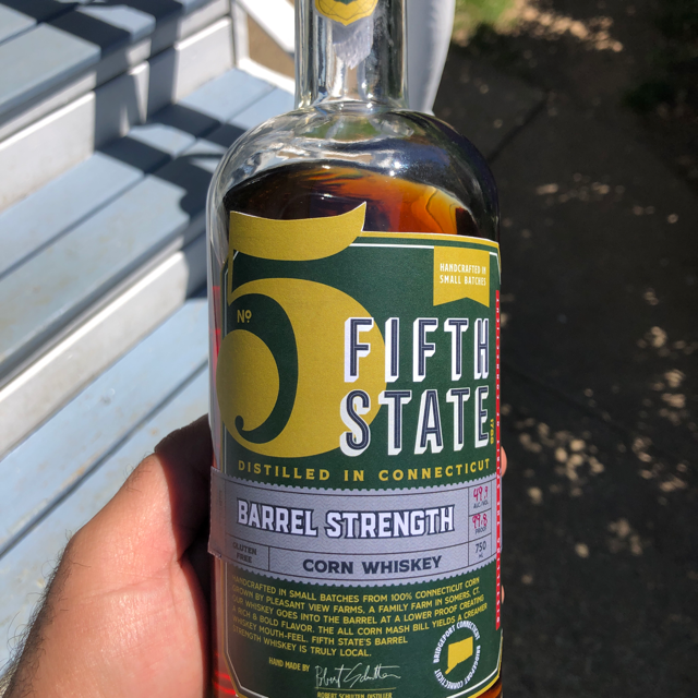Fifth State Barrel Strength Corn Whiskey