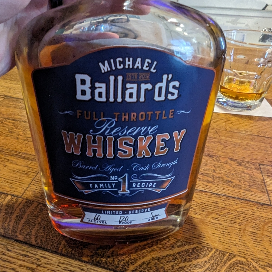 Michael Ballard's Full Throttle Reserve Whiskey