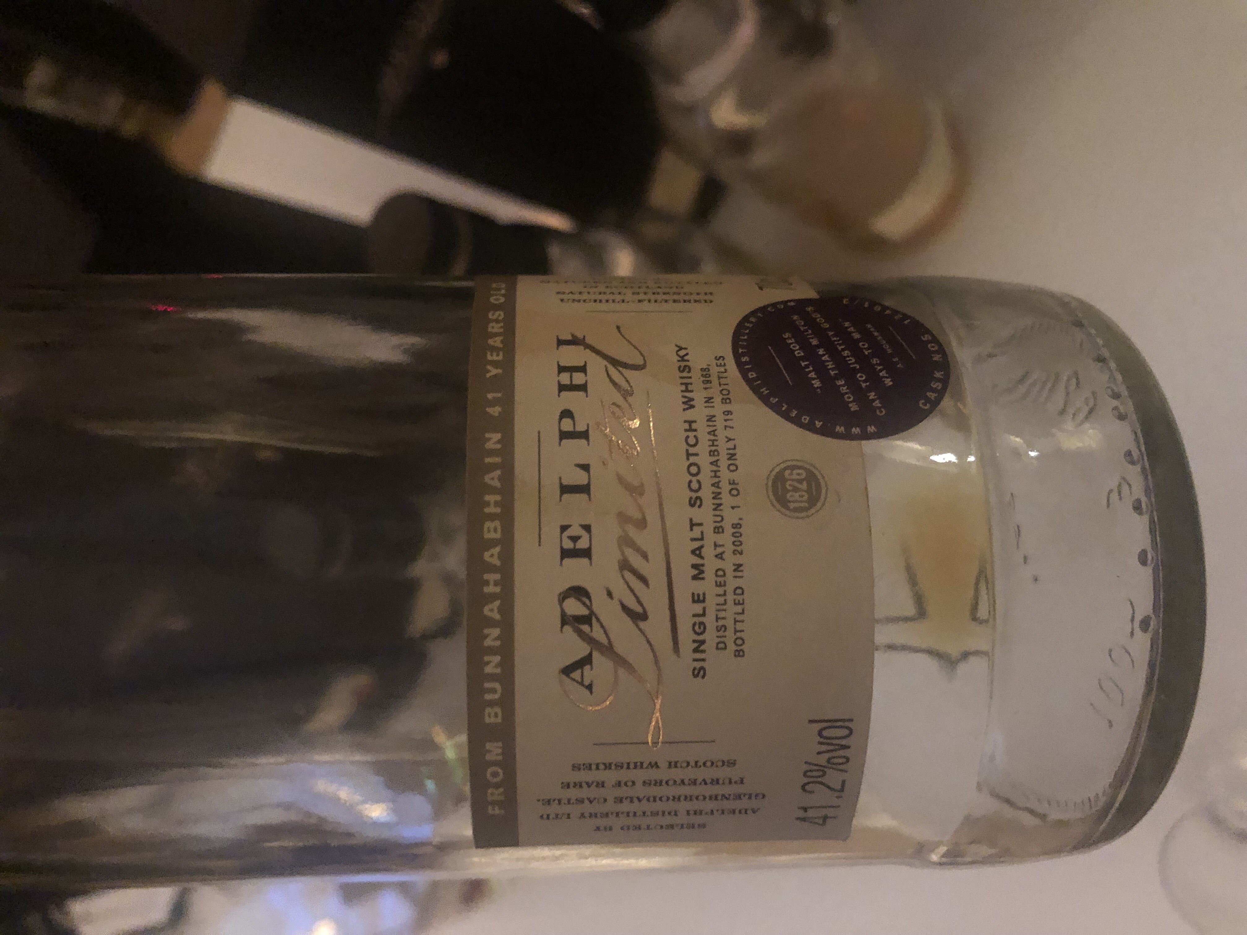 Bunnahabhain 1968 41 Year (Adelphi)