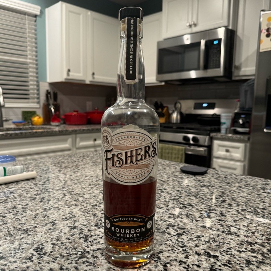 CB Fisher's Bottled in Bond Bourbon Whiskey