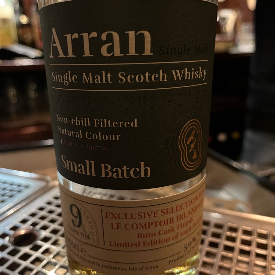 Arran Small Batch 9 Years (Le Comptoir Irlandaise Selection)