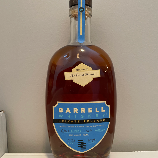 Barrell Whiskey Private Release (The Prime Barrel Selection 30, Donkey Kong Barrell Blast)