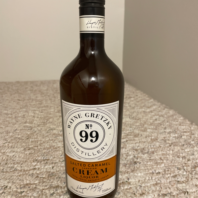 Wayne Gretzky 99 salted caramel Canadian cream