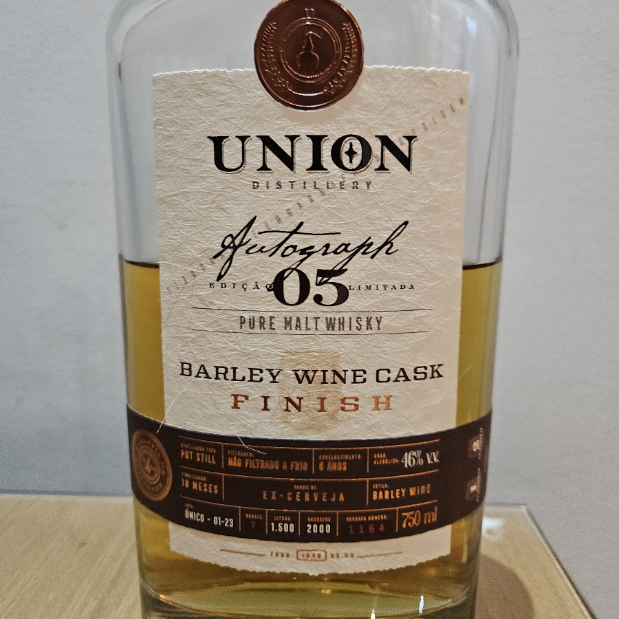 Union Distillery Autograph 05 Barley Wine Cask Finish