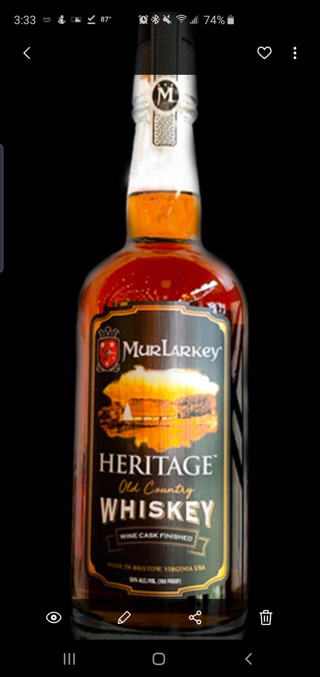 Murlarkey Heritage Whiskey