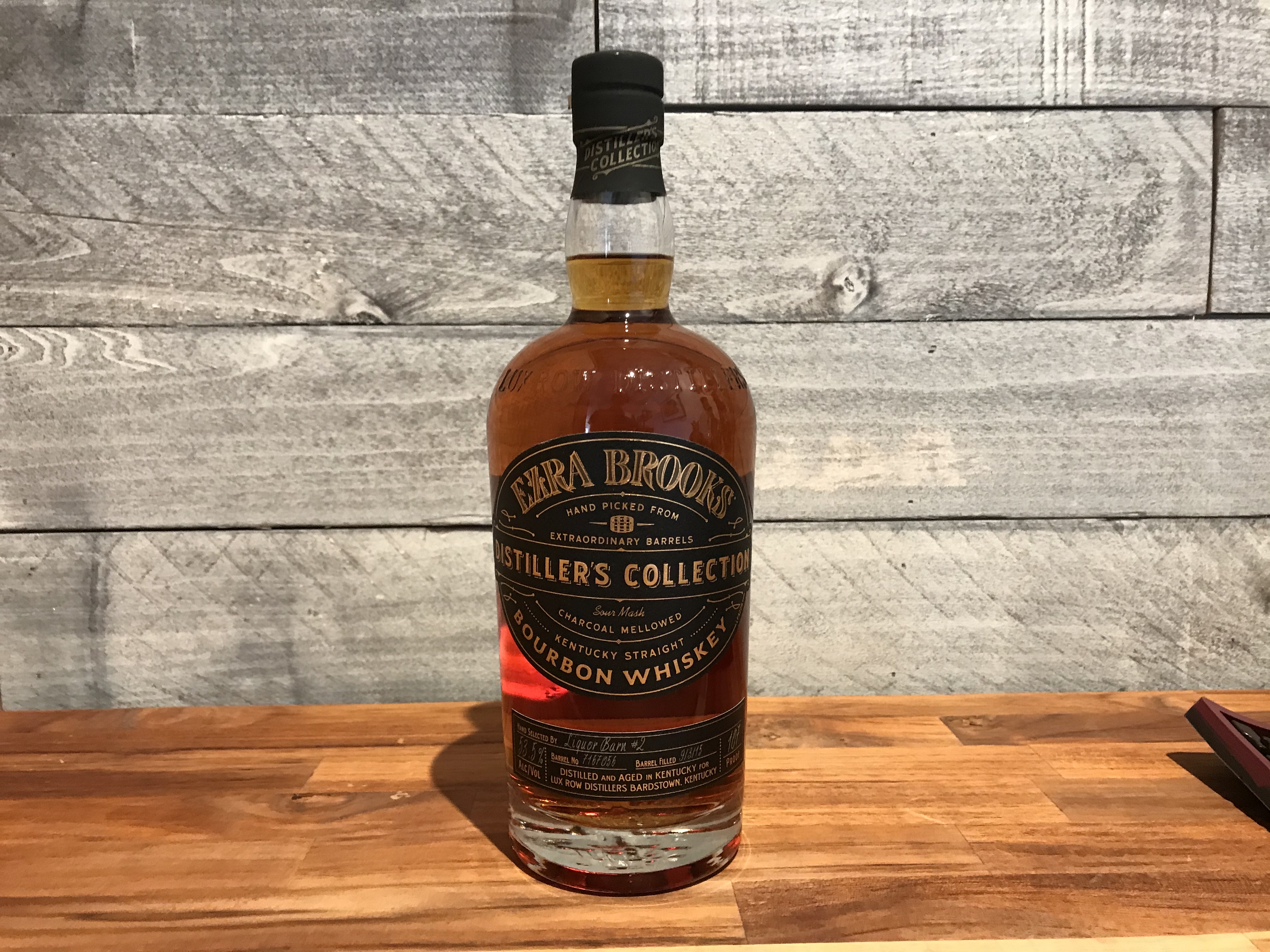 Ezra Brooks Distiller's Collection Single Barrel Bourbon #7167056 (Liquor Barn #2)