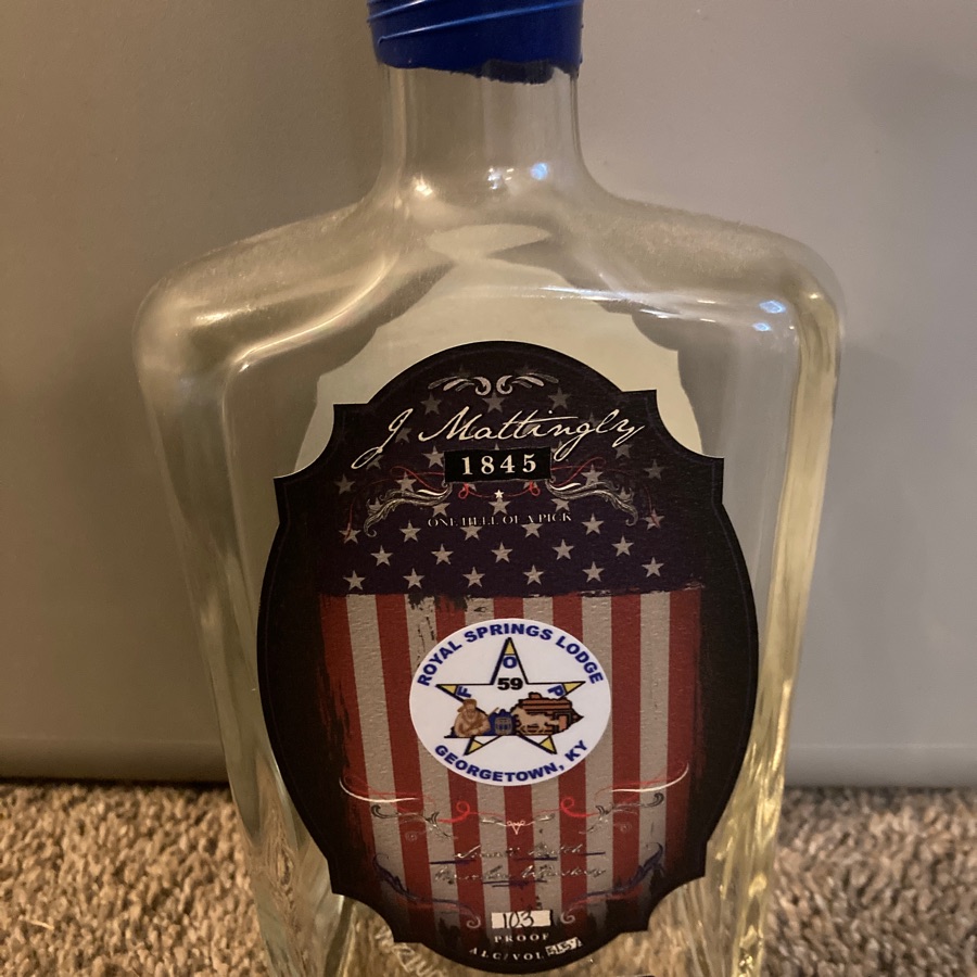 J. Mattingly 1845 Private Barrel Select Bourbon "Royal Springs Lodge"
