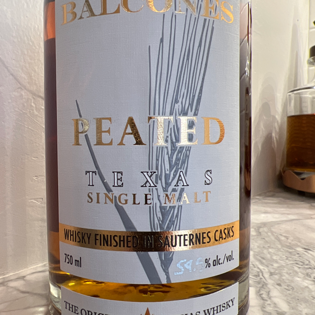 Balcones Peated Single Malt Sauternes Cask