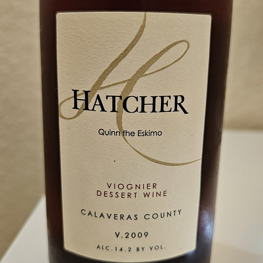 Hatcher 2009 Viognier dessert wine