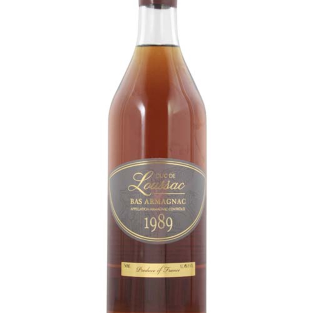 1989 Duc de Loussac armagnac