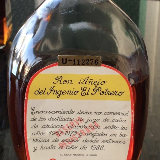 Ron Añejo de Igenio El Potrero