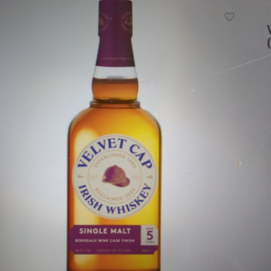 velvet cap single malt Bordeaux cask