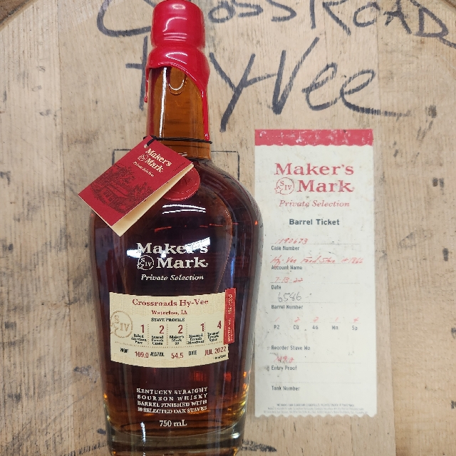 Maker's Mark Private Selection (Crossroads Hy-vee) 12214
