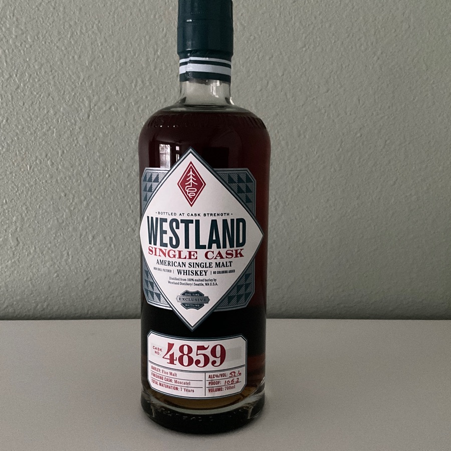 Westland Single Cask #4859 American Single Malt Whiskey
