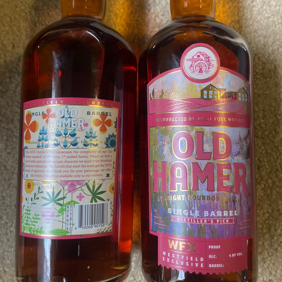 Old Hamer Single Barrel Straight Bourbon Whiskry (Distiller's Pick)