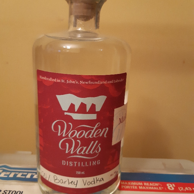 Wooden walls maiden voyage 100% barley vodka