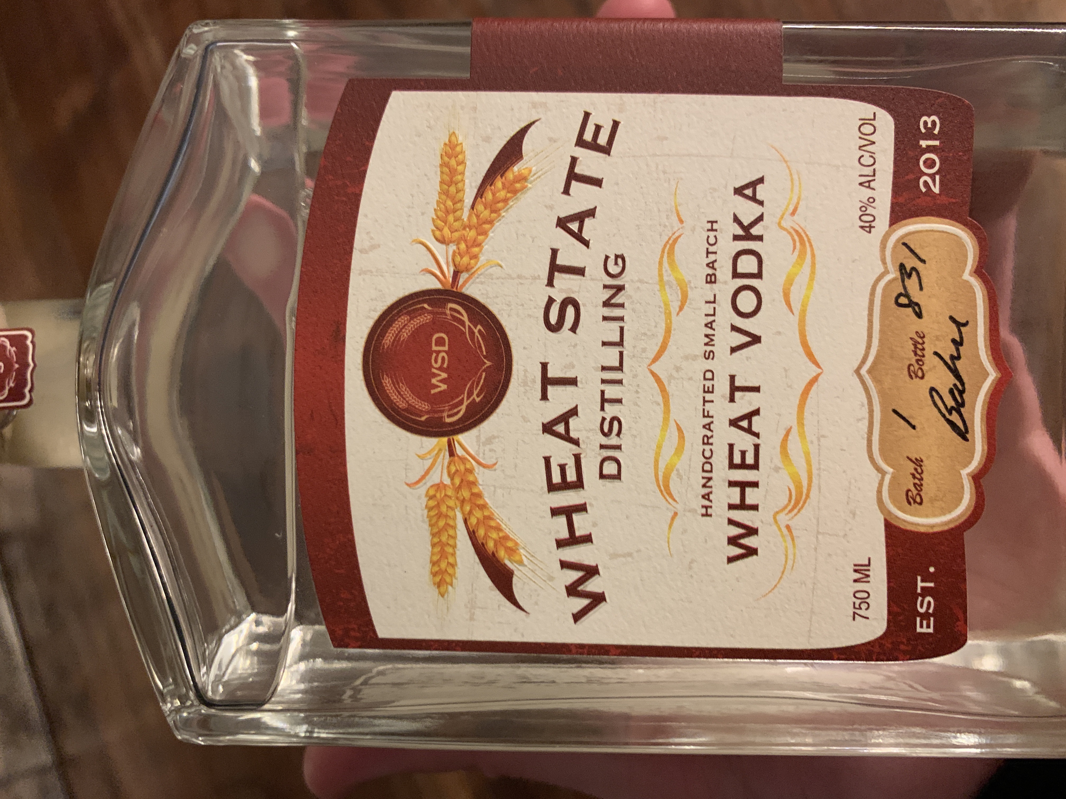 Wheat state distilling