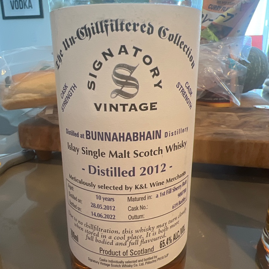 signatory vintage Bunnahabhain 10 Yr