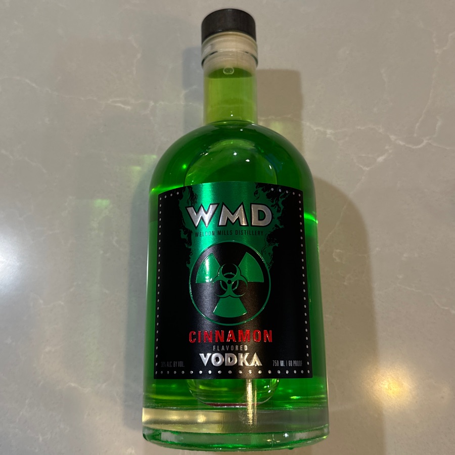 Weldon Mills Cinnamon Vodka