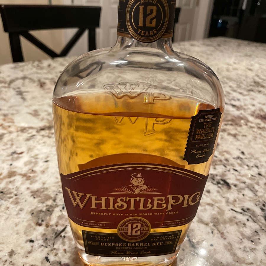 WhistlePig 12 Plum Wine Cask Finished