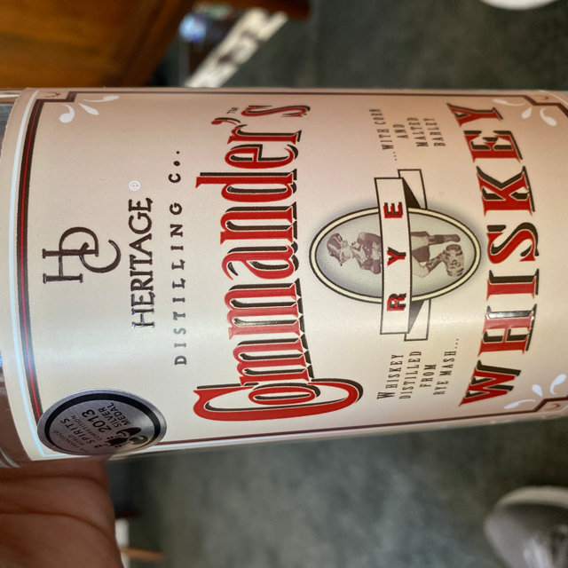 Heritage Distilling Commander's Rye