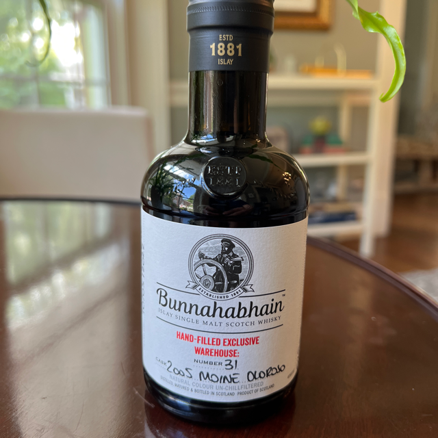 Bunnahabhain Hand Filled #31 2005 Moine Oloroso