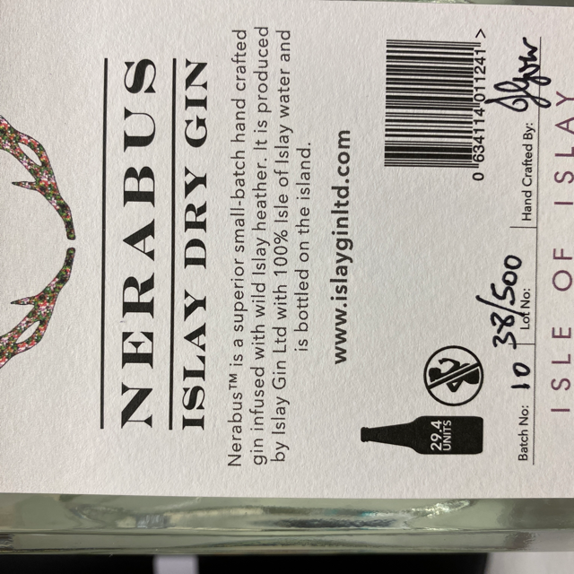 Nerabus Islay Dry Gin