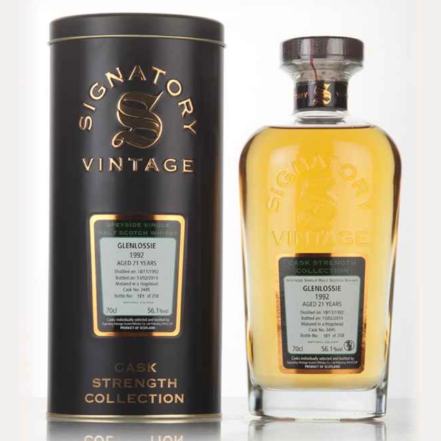 Glenlossie 21 Year Old 1992 (Cask 3445) Cask Strength Collection (Signatory)