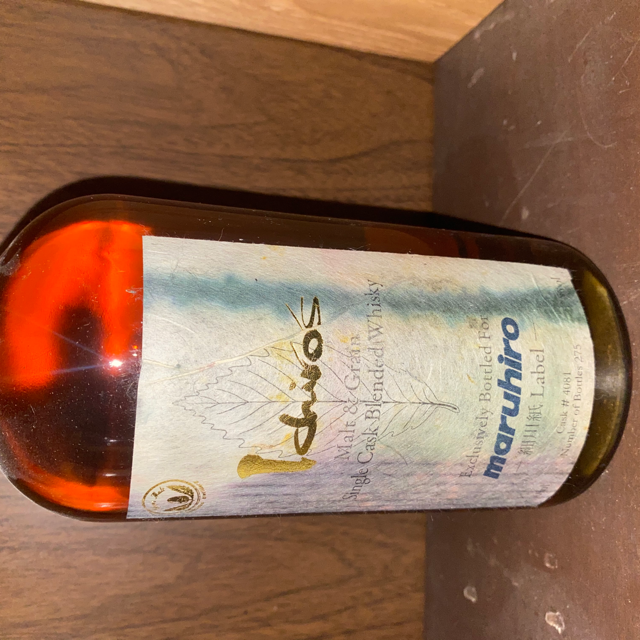 Ichiro's Single Cask Blended Whisky Maruhiro label